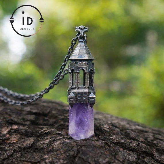 amethyst talisman chain
