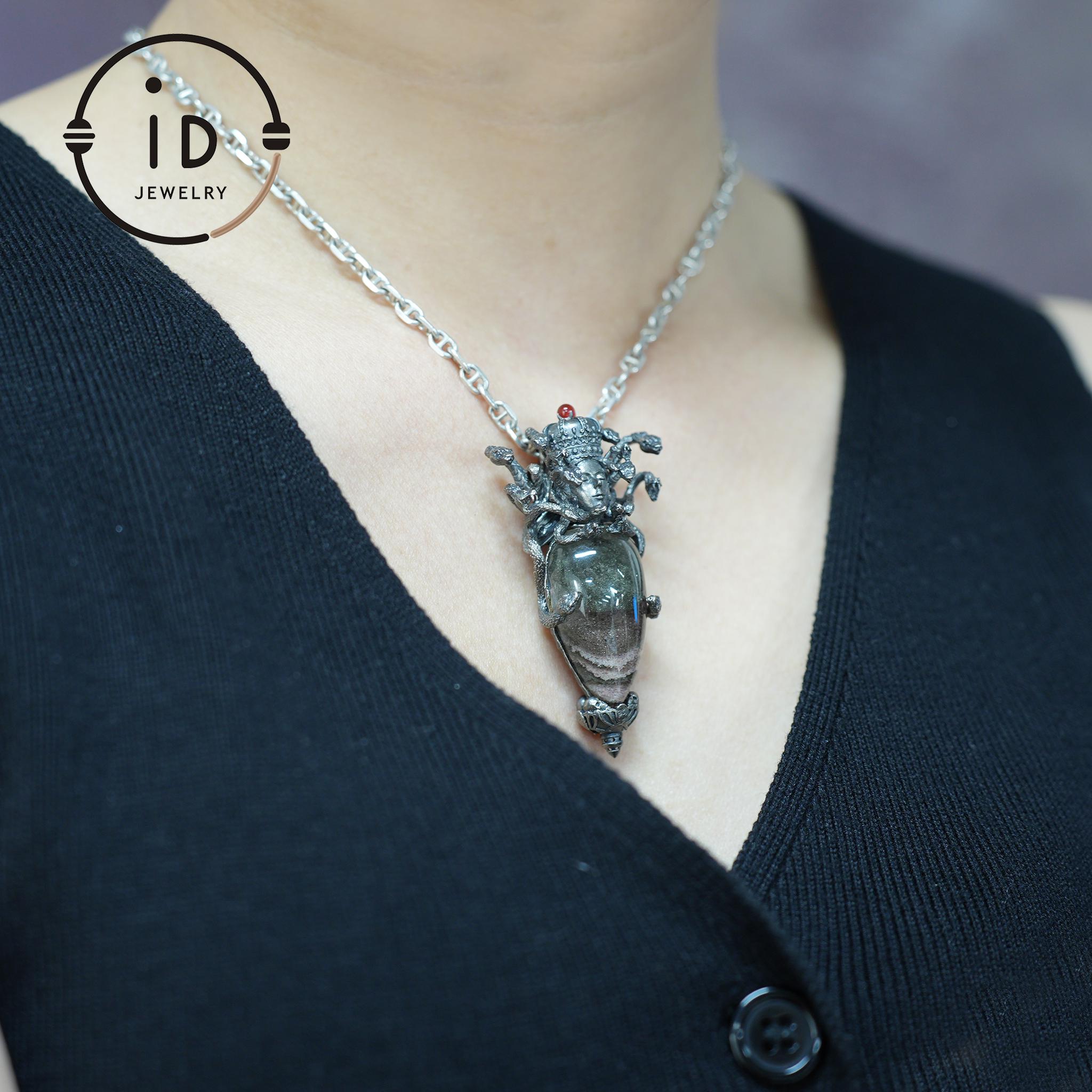 ジャスティンデイビス ペンダント ネックレス スカル 王冠 クラウン