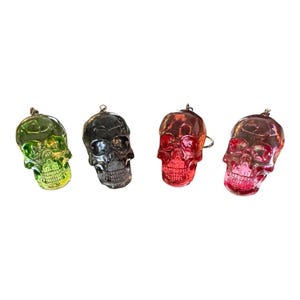 Skull Resin Keychain