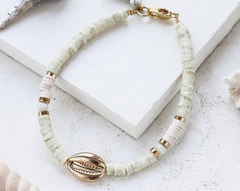 Shell Bracelet, Beaded Bracelets, Seashell Jewelry, Shells Jewelry, Beach Jewelry, Summer Jewelry,