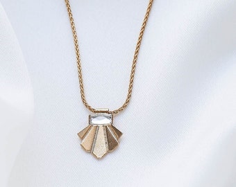 Gatsby Necklace, Art Deco Necklace, Short Necklace, Crystal Stone Pendant Necklace