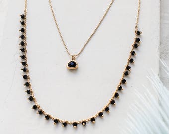 Collier Daniella, collier superposé, collier de perles, collier gitane, collier bohème,