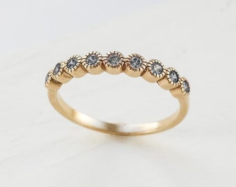 Meadow Ring, Delicate Ring, Zirconia Stones