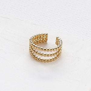 Spring Ear Cuff, Non Pierced Earrings, Single Cuff Earring
