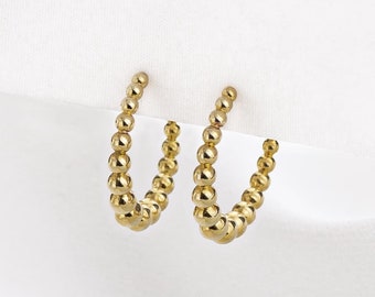Lenna Hoop Earrings, Hoop Earrings, Gold And Silver Plated, Classic Hoop Earrings,