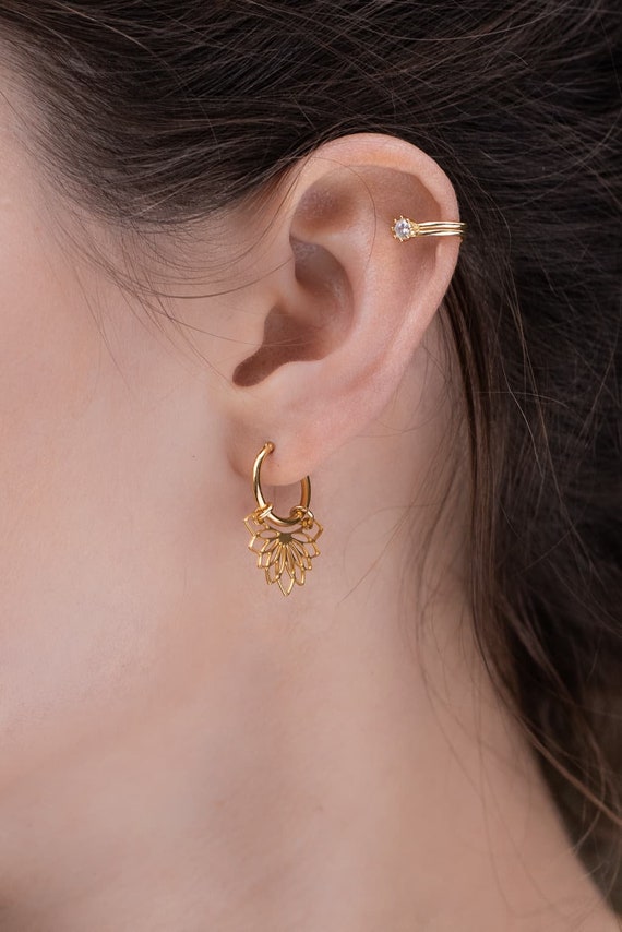 Side rings for ears gold deals
