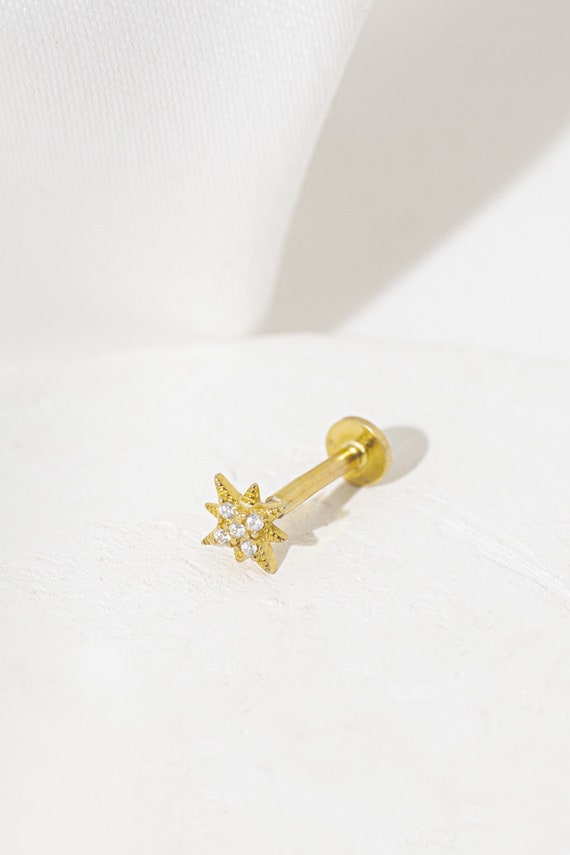 Mystic Piercing Earring Star Piercing Post Earrings One