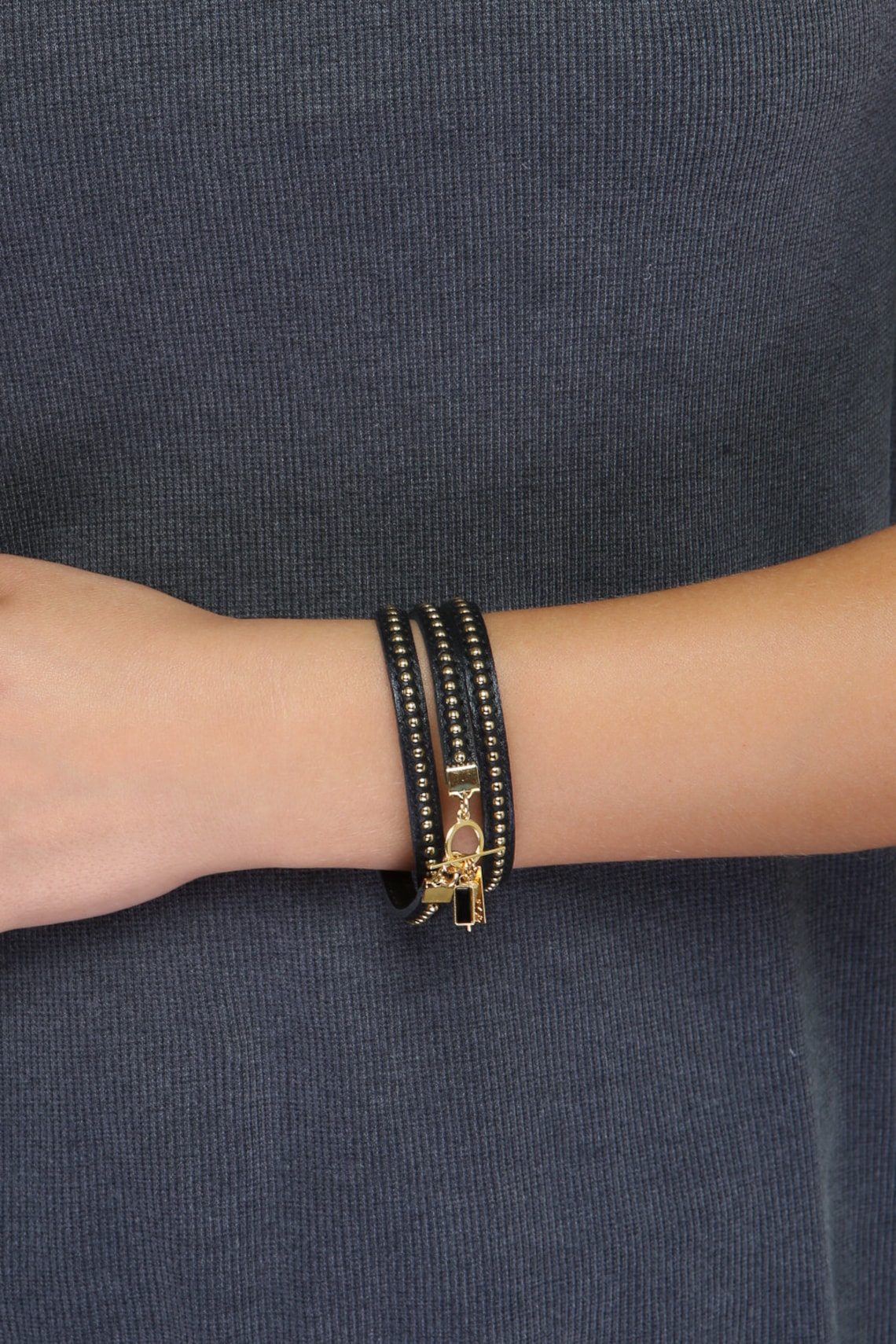 Axel Bracelet Wrap Around Bracelet Leather Braceelt Black Etsy