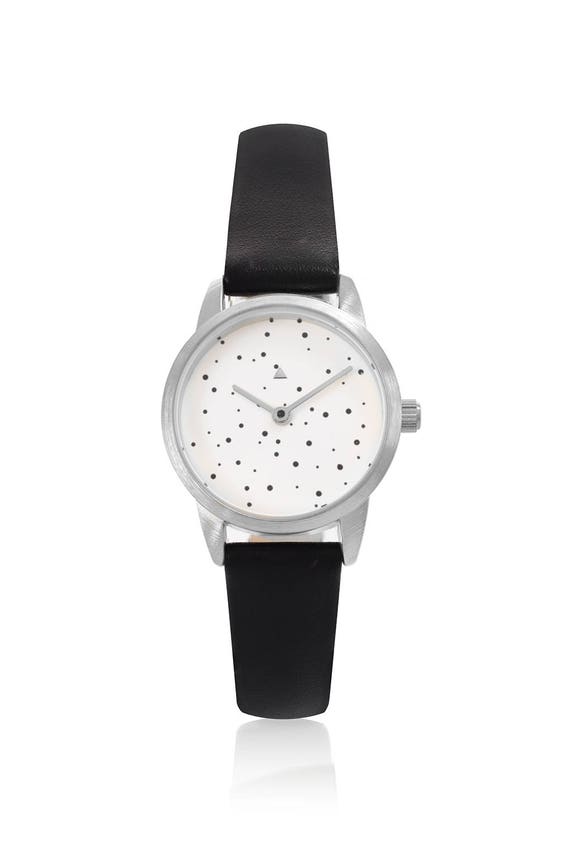 Black and silver watch womens hotsell