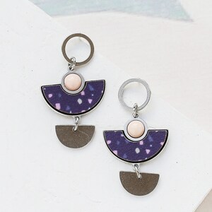 Muse Earrings, Terrazzo Pattern, Terrazzo Earrings, Terrazzo Pendant, Formica Pendant, image 6