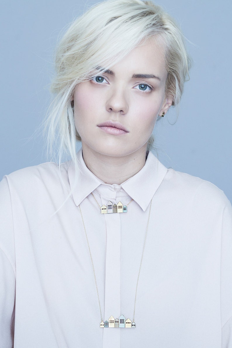 Enamel Copenhagen - Necklace, Theresia N151G - Sunset main image 1