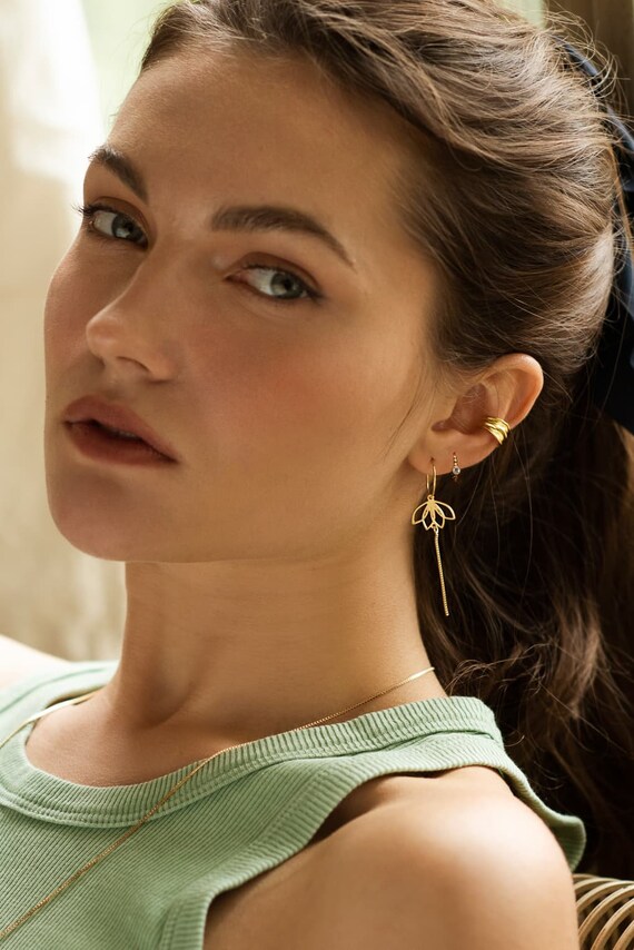 Buy Cala Ear Cuff Single Cuff Earring Non Pierced Earring Helix