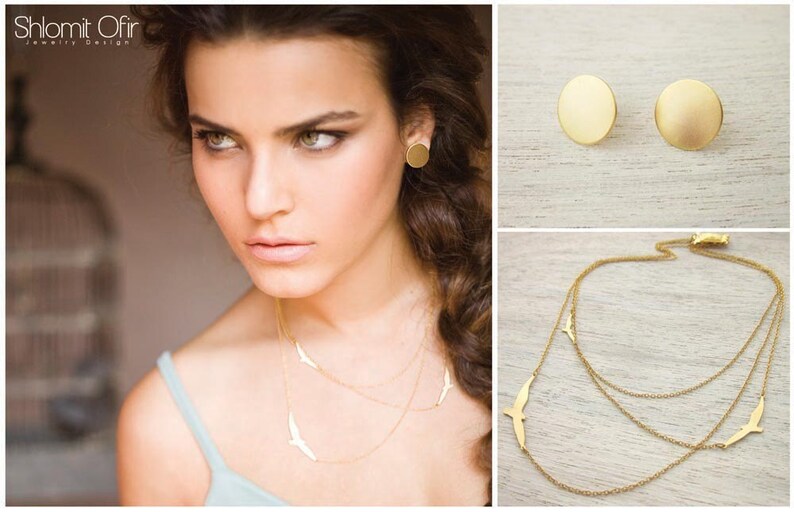 Download Three Layered Flying Birds Necklace Flying Birds Necklace ...