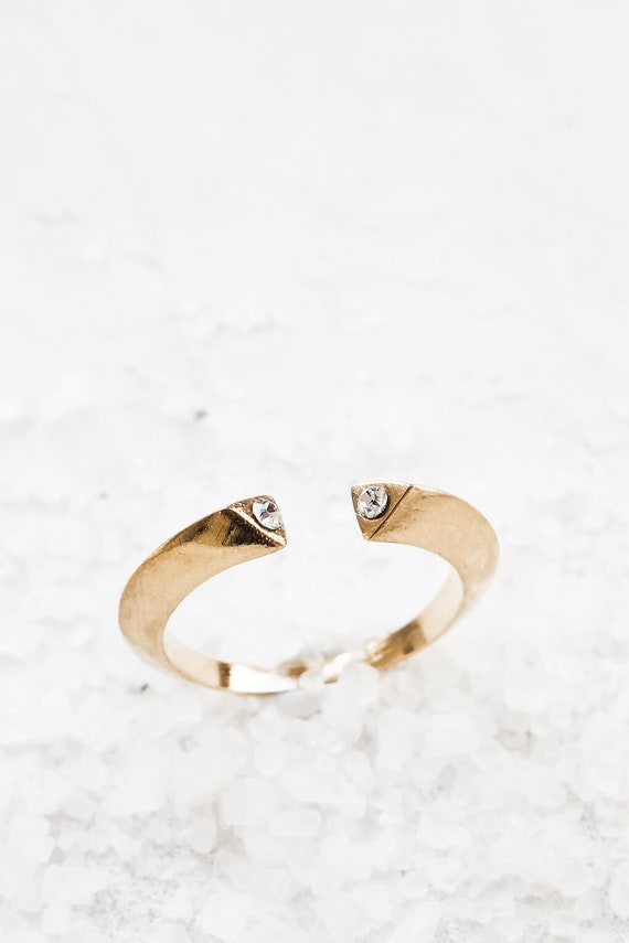 Winterring, Gold Kristall Ring, verstellbare offene Ring, stapelbare Ring, Stapelring, geometrische Ring, zierliche Silber Ring, Winterring, Gold Kristall Ring, verstellbare offene Ring, stapelbare Ring, Stapelring, geometrische Ring, zierliche Silber Ring,