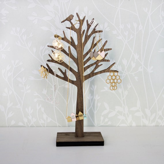 Bird on Tree Jewelry Organizer jewelry holder jewelry Etsy
