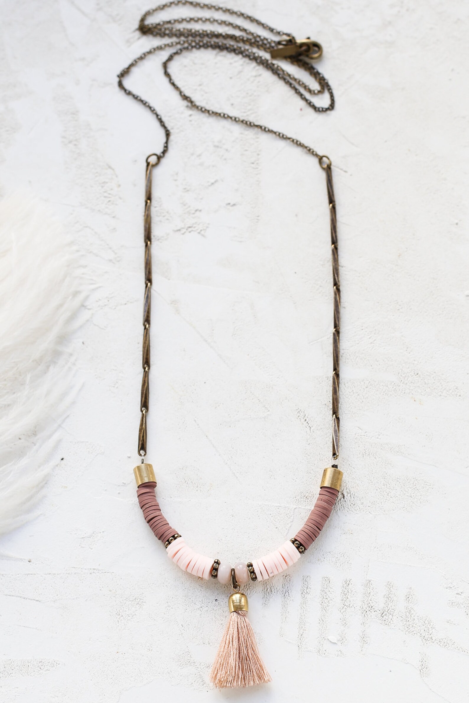 Boho Necklace Long Boho Necklace Long Gypsy Necklace Tassel Etsy Israel