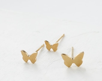 Butterfly Trio Earrings, Post Earrings, Butterfly Earrings, Stud Earrings