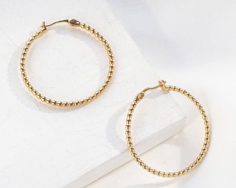 Madison Earrings, Hoop Earrings, Trendy Earrings, Classic Earrings