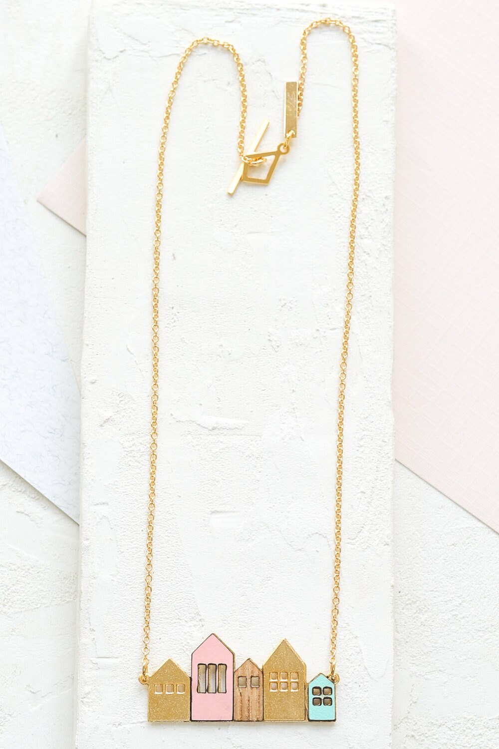 Short Copenhagen Necklace Urban Necklace House Necklace Etsy