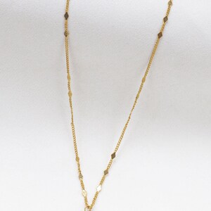 Didi Necklace, Botanical Necklace, Simple Necklace, Delicate Necklace, Stone Necklace, Pedant Necklace 54 black onyx