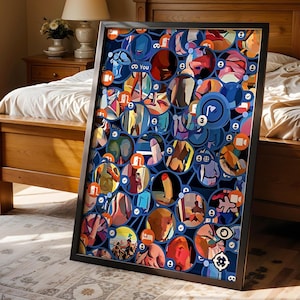 OPTIONS (2025) by Matt Gold | Gay Art Print | LGBTQ Artist | Queer Art | Framed or Unframed 200gsm Premium Art Paper | Support Queer Artists