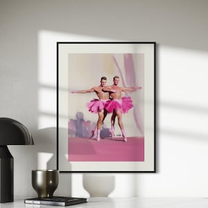 L’Art du Ballet – Queer Ballet Art Print | French-Inspired Oil Painting | LGBTQ+ Wall Decor | Unframed 200gsm Matte Print