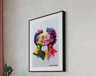 Pride Art, Queer Print, lesbian, gay, trans, queer and allied community decor and gifts