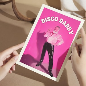 Disco Daddy - Set van 10 Happy Pride-wenskaarten | LGBTQ Pride-maandwenskaart op premium mat papier | Queer-wenskaart