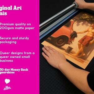 BRIEFS (2024) by Matt Gold | Gay Art Print | LGBT Poster | Queer Unframed Premium 200gsm paper | Full collection at The Rainbow Collective image 3