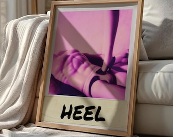 HEEL (2024) by Matt Gold  | Gay Art Print | LGBT Poster | Queer Unframed on Premium 200gsm paper | Full collection at The Rainbow Collective
