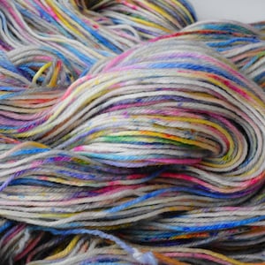 Hand Dyed Sport Weight Yarn Butterfly Garden Merino Superwash Yarn for  Knitting and Crochet, Lightweight Summer Yarn, Speckled Yarn 