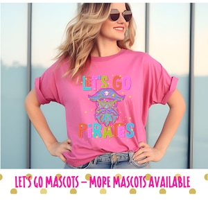 Preppy Let&#39;s Go Mascot Tee| Game Day Tee| School Spirit Tee| Preppy Tigers Mascot Tee| Football Tee Football Mom Tee| Cute Game Day Tee|