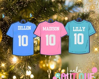 Personalized Soccer Jersey Bag Tag - Custom Sports Name Tag for Kids and Adults