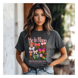 Er ist auferstanden | Alltägliche christliche Grafiken | Christliches Shirt | Jesus-Shirt-Designs