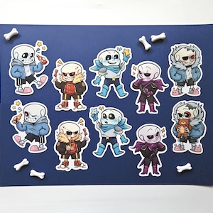 PRE-ORDER - Sans Undertale AU Stickers
