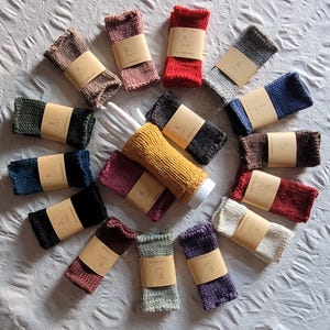 Pulswärmer gestrickt aus Alpaka & Schurwolle in vielen Farben