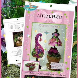 PDFVersion -  Little Pixies Pattern for BJD Tinies 10.5 - 30cm and Similar Size Dolls