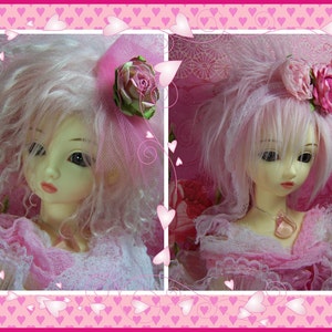 PDF Version Crazy Cute Wig Pattern for BJD sizes 7/8, 8/9. 9/10 image 2