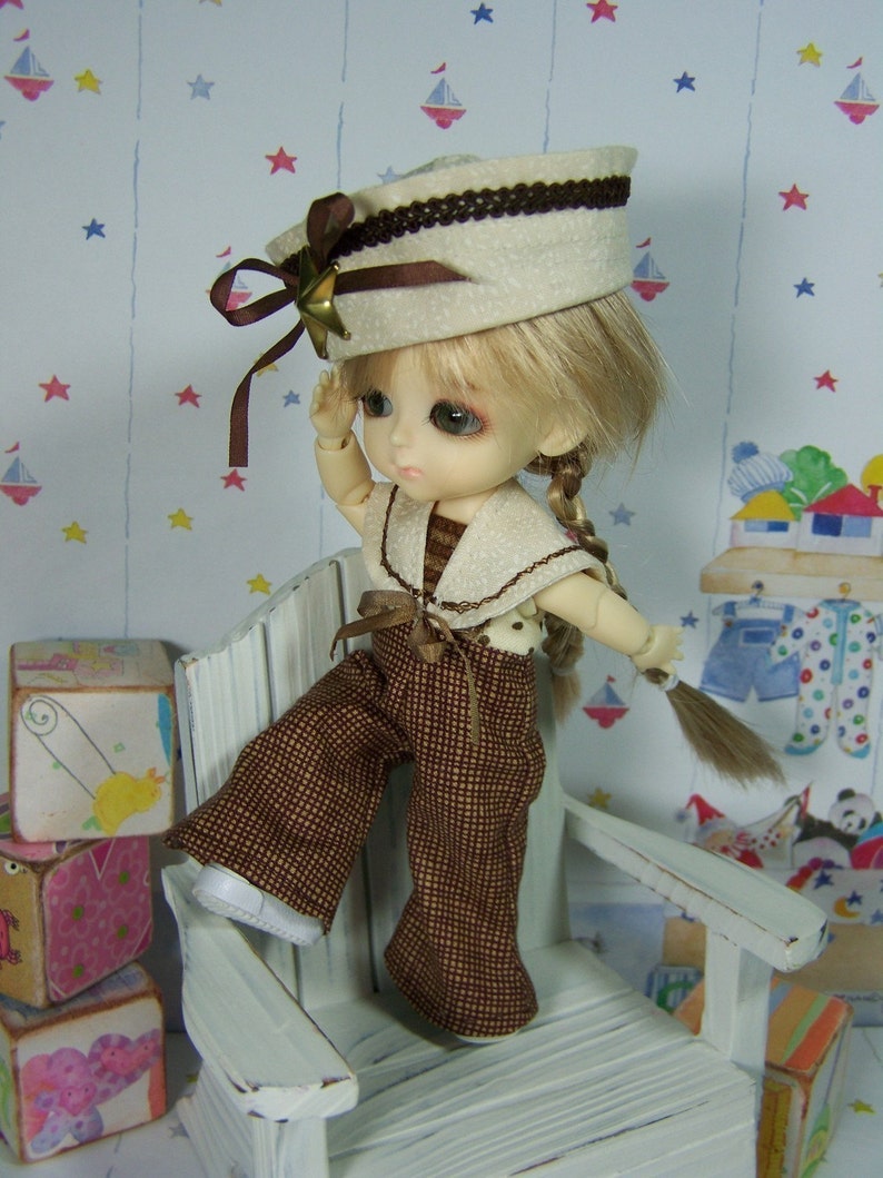 PDF Version Anchors Away Pattern for BJD Tinies 10.5 30cm, and Similar Size Dolls image 3