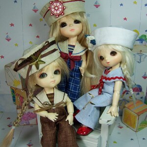 PDF Version Anchors Away Pattern for BJD Tinies 10.5 30cm, and Similar Size Dolls image 5