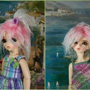 PDF Version Crazy Cute Wig Pattern for BJD sizes 3/4, 5/6, 6/7 image 5