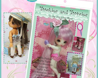 PDF Version - Tooshies and Tootsies Pattern for BJD Tinies 11cm to 27cm