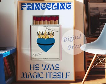 Princeling | Dorian Havilliard | Throne of Glass Matchbox Print | Sarah J Mass | Bookish Print | Digital Print