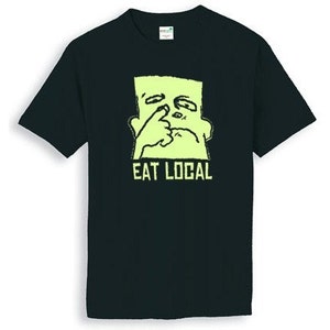 T-SHIRT Eat Local T-Shirt Sizes S XXL image 2