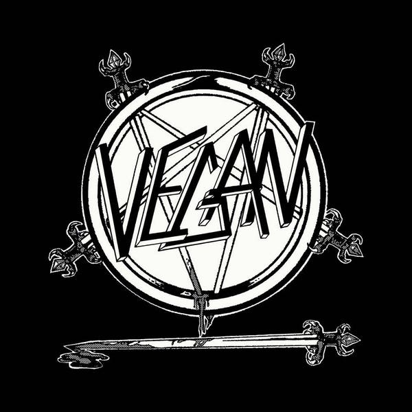 T-SHIRT VEGAN Slayer - Sizes S-XL