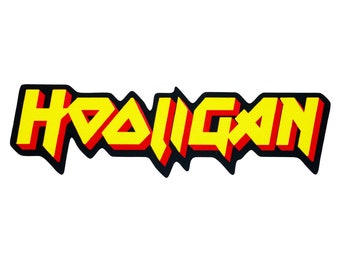 Hooligan Sticker, 6 x 1.75 Inches, Waterproof Vinyl - Free USA Shipping