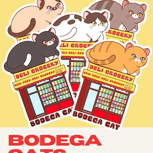 Leuke stickers/dagboeken/scrapbooking met Bodega-katten