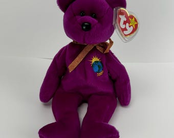 Very RARE Retired &quot;Millennium&quot; Beanie Baby / Tag Errors