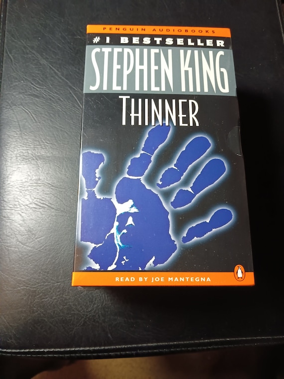 Stephen King "Thinner" 1997 Audio Cassette Tapes Unabridged AUDIOBOOK Set (New) Sealed