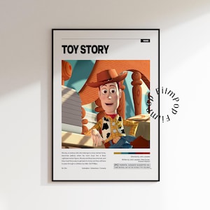 Spielzeug Geschichte | Retro Film Poster | Film Poster | Wandkunst | Wohnkultur | Druckbar | Digitaler Download